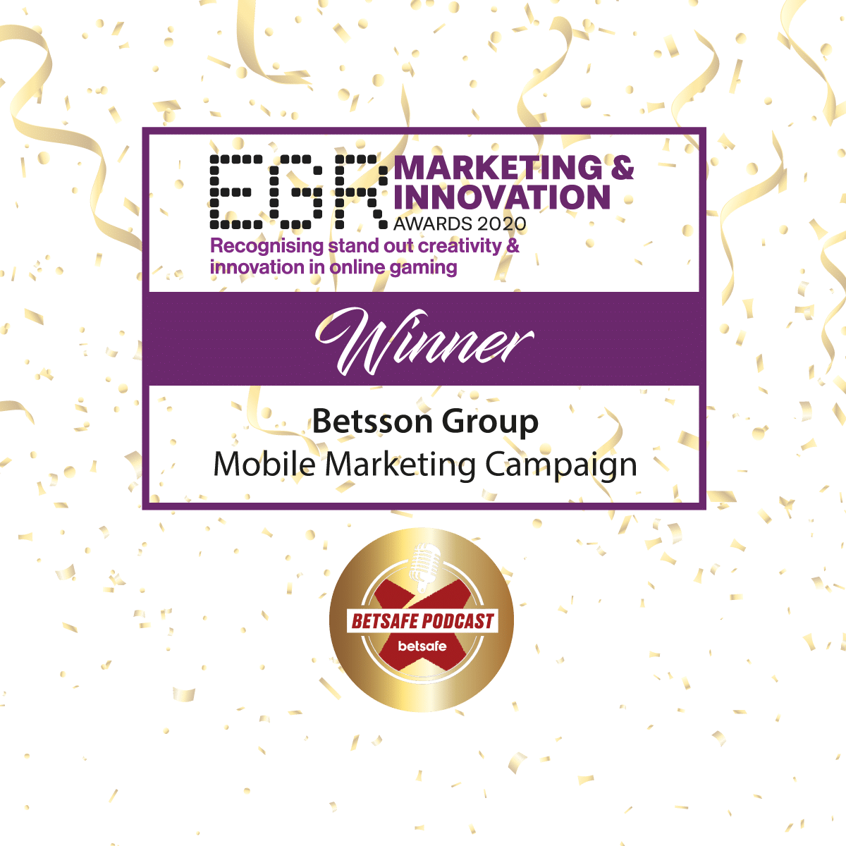 Betsson Group wins &#8216;Mobile Marketing Campaign&#8217; Award