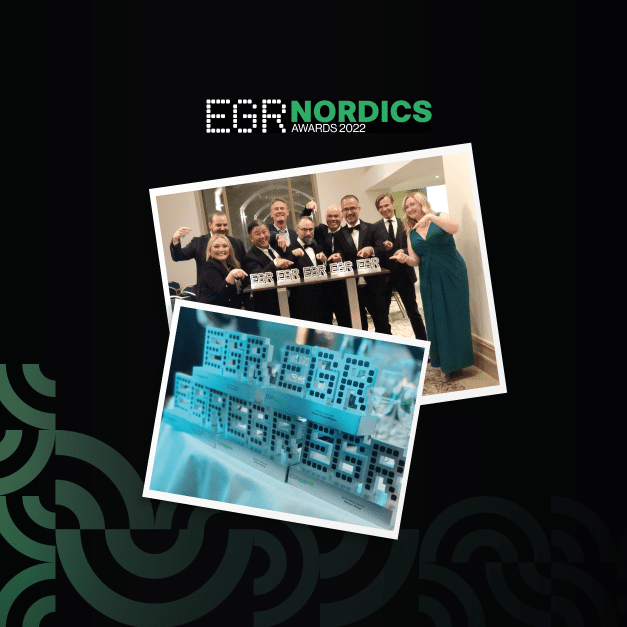 An Awardful Evening for Betsson Group at the EGR Nordics Awards