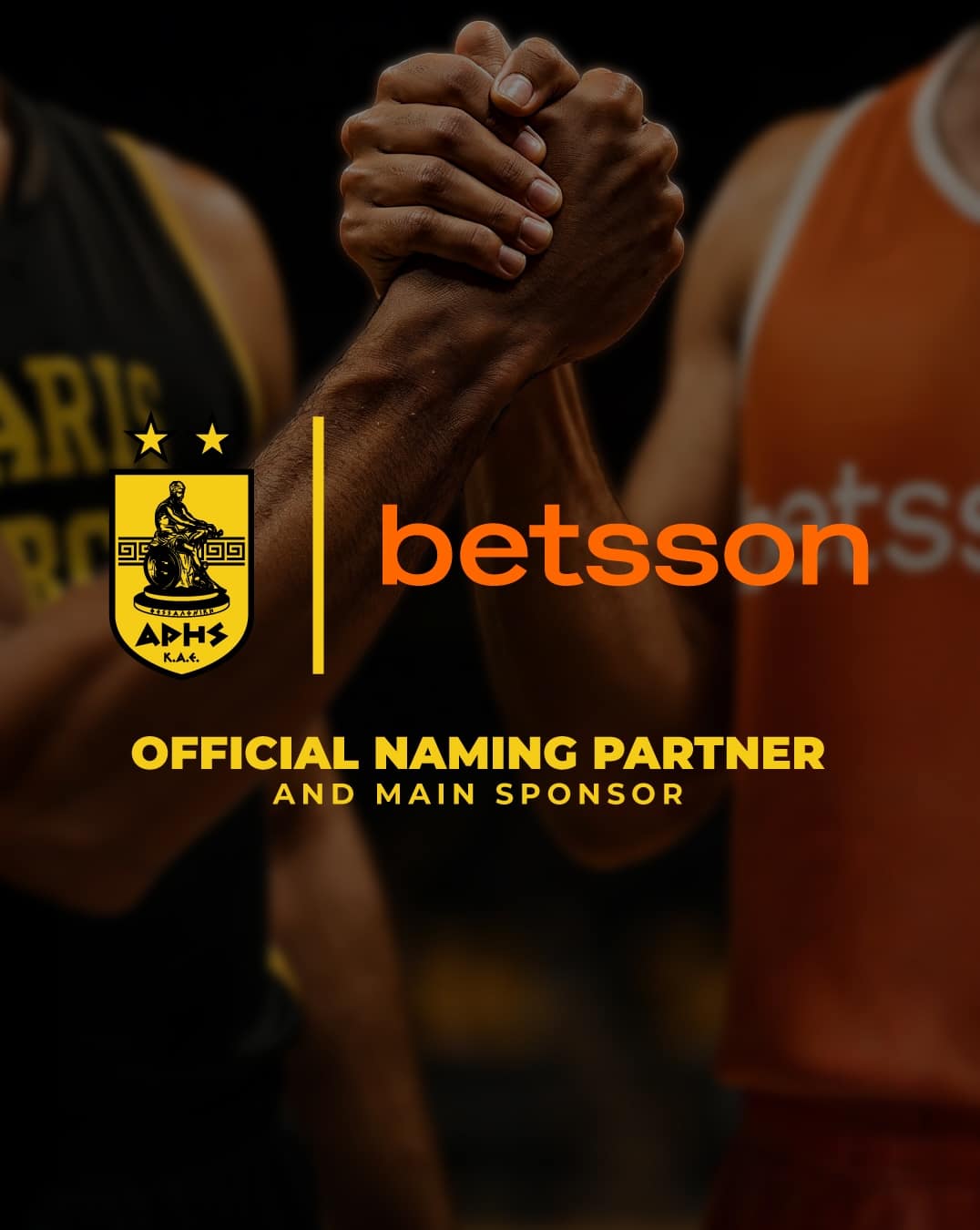 Betsson becomes the Official Naming Partner and Main Sponsor of ARIS BC