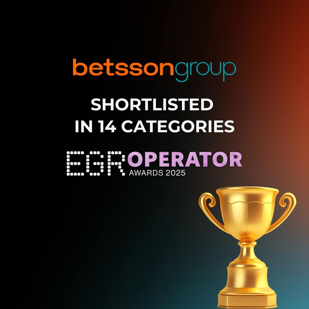 Betsson Group Shortlisted for Fourteen Categories at the EGR Operator Awards 2025 
