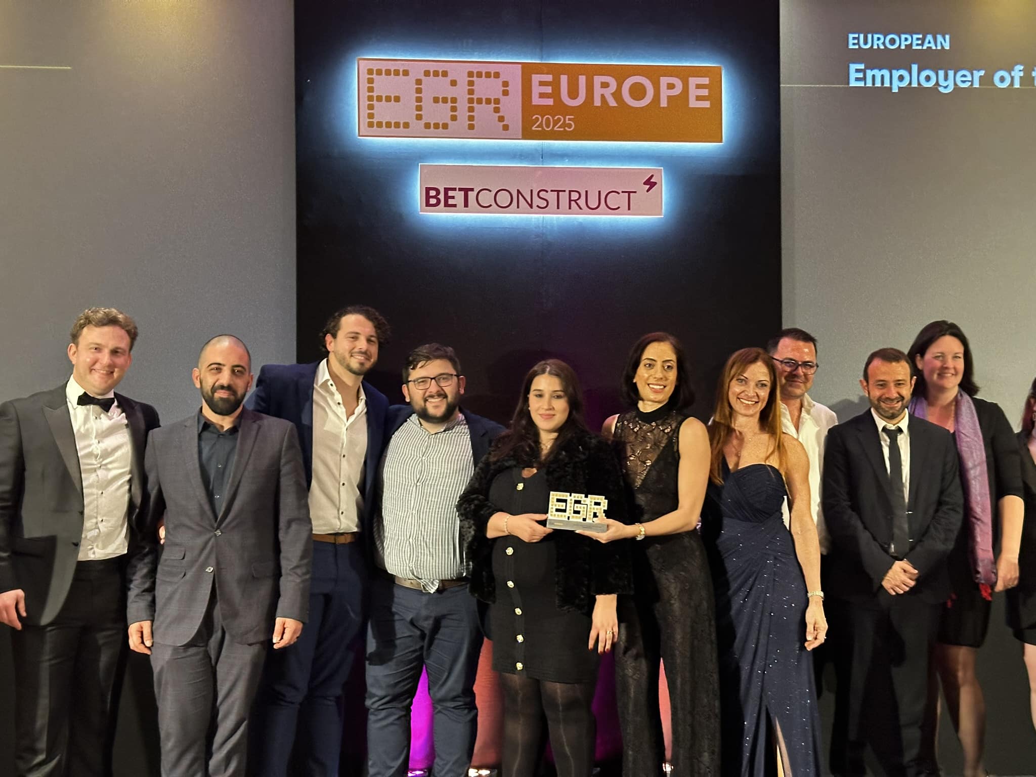 Setting the Standard: Betsson Group Wins Big at the EGR Europe Awards 2025
