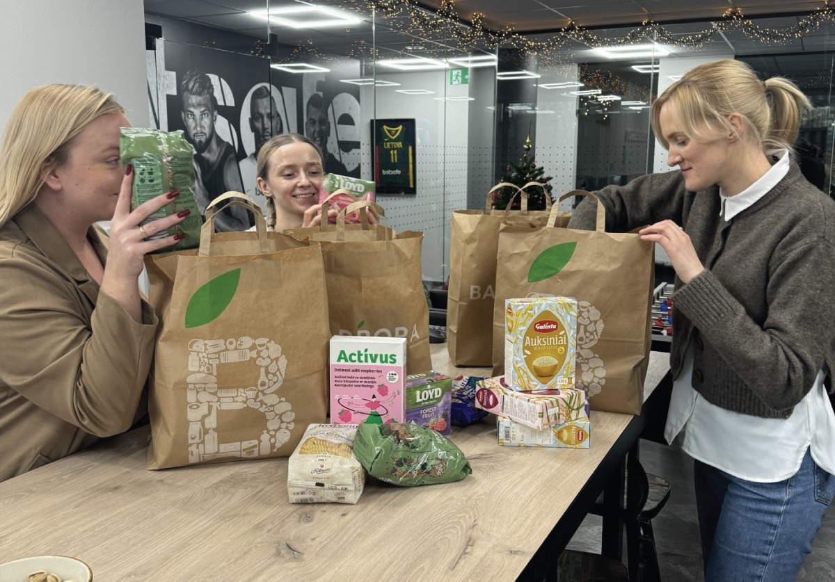 Lithuania food bank donation