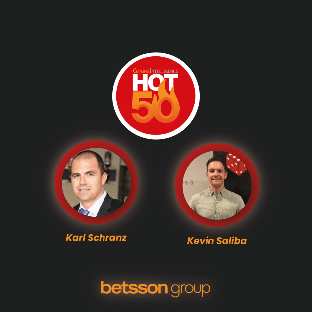 Betsson’s Karl Schranz and Kevin Saliba Make Gaming Intelligence HOT50 List!