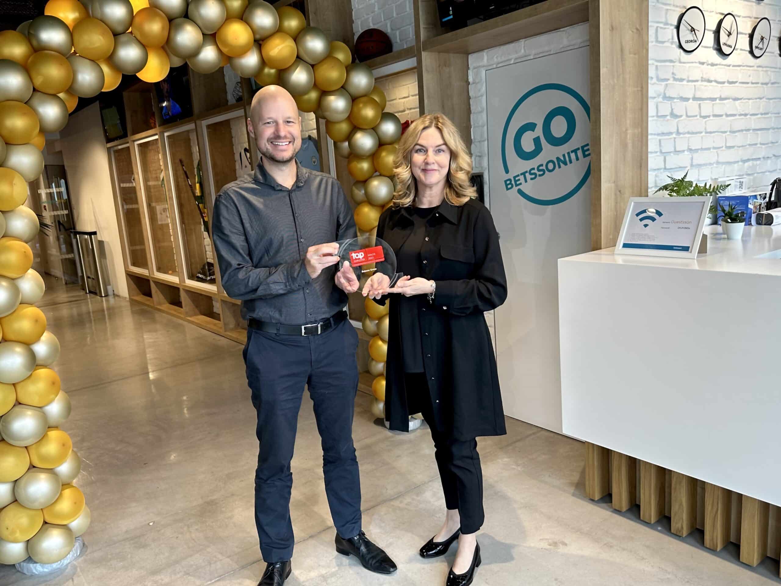 Betsson Group Recognised as Top Employer