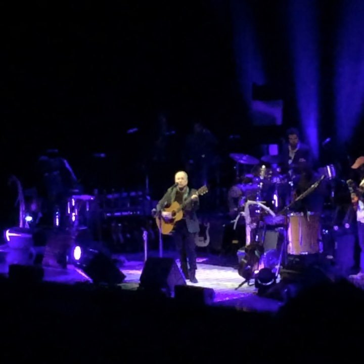 Ending the day with a Paul Simon concert