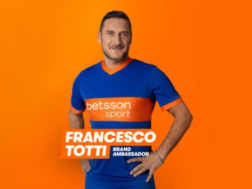 Francesco Totti Betsson.sports Italy brand ambassador